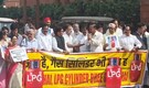 LPG News Highlights: Opposition leaders stage protest at Parliament over reported LPG shortage
