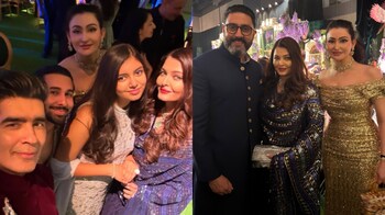 Abhishek Bachchan, Aishwarya Rai and Aaradhya shine in warm moments from  Mumbai pre-wedding party; Shalini Passi shares inside pics