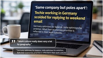 Indian techie replies to email on weekend, gets scolded by boss in Germany: ‘Fav culture shock'