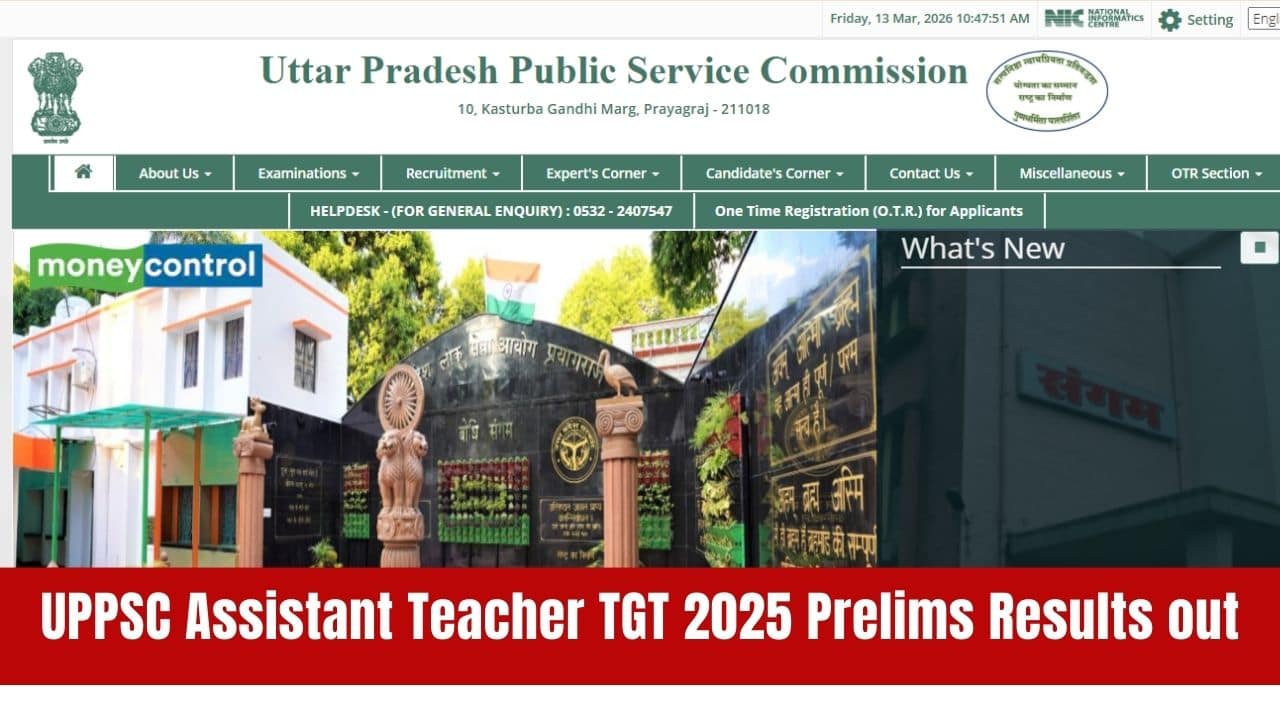 UPPSC TGT Assistant Teacher 2025 Prelims results out: Check subject-wise shortlisted candidates, direct link here