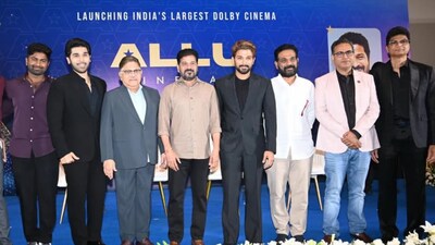 Allu Arjun launches Allu Cinemas in Hyderabad, calls it India’s largest Dolby cinema