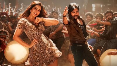 Pawan Kalyan delivers a strong performance, carrying the movie with his unique style and charm. 