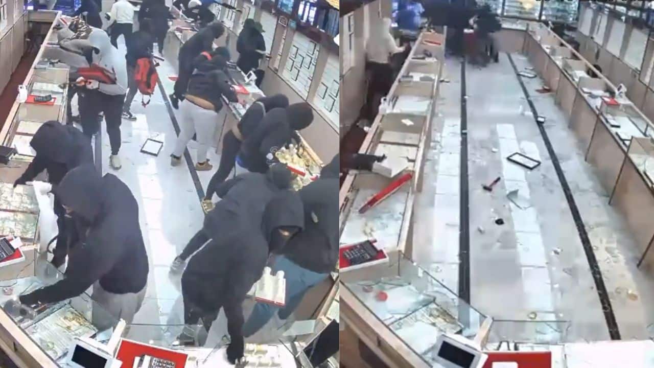 Two dozen masked thieves steal jewellery worth Rs 18 crore in just 70 seconds, 4 arrested