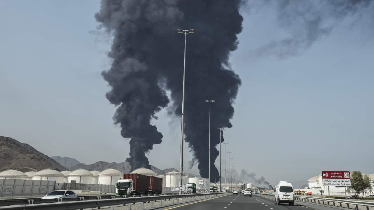 Key UAE port suspends oil loadings after drone attack, fire