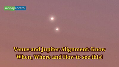 Venus-Jupiter Conjunction will take place on 9th June 2026.  (Image: Canva)