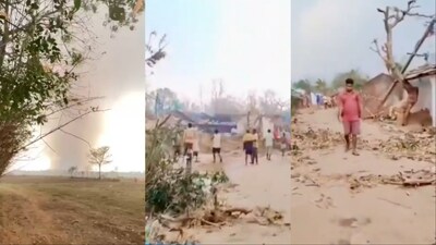 Odisha Tornado Kills 2, Injures 17; Damages 100+ Houses in Mayurbhanj