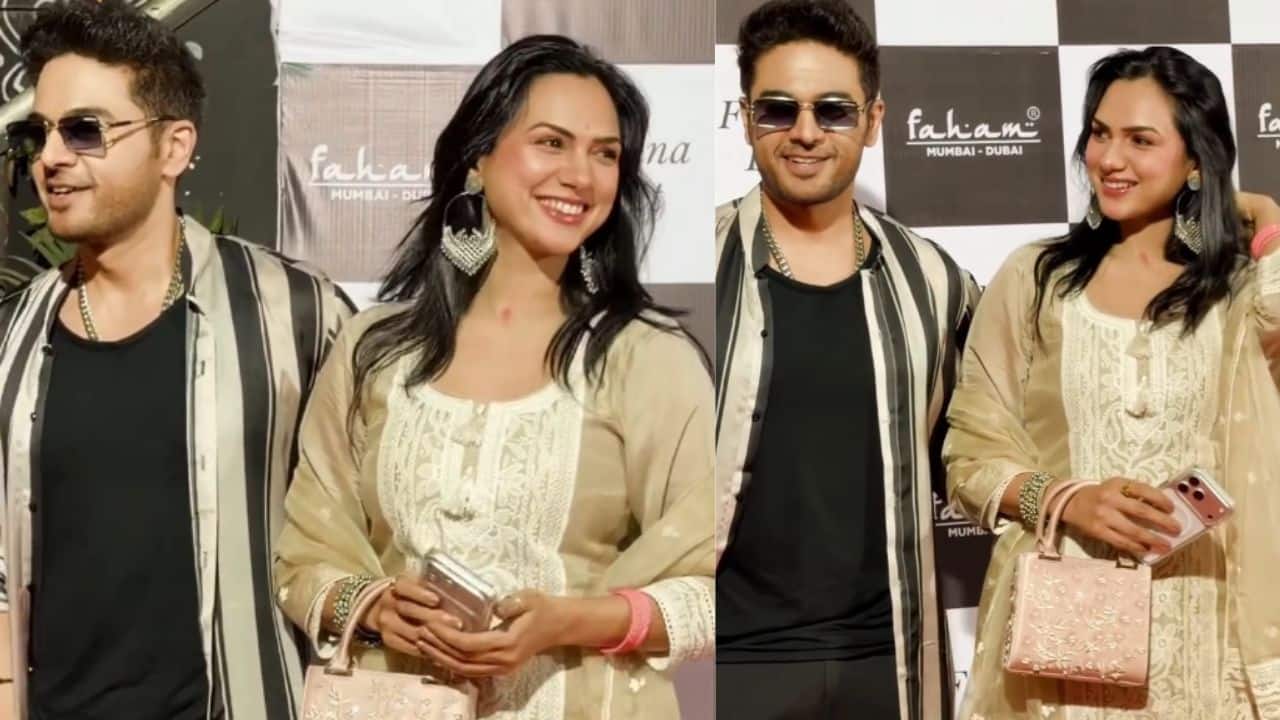 Farrhana Bhatt's birthday celebrations: Gaurav Khanna looks dapper as he arrives with his wife, Akanksha Chamola