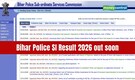 Bihar Police SI Result 2026 out for BPSSC Daroga prelims at bpssc.bihar.gov.in, direct link here to check merit list
