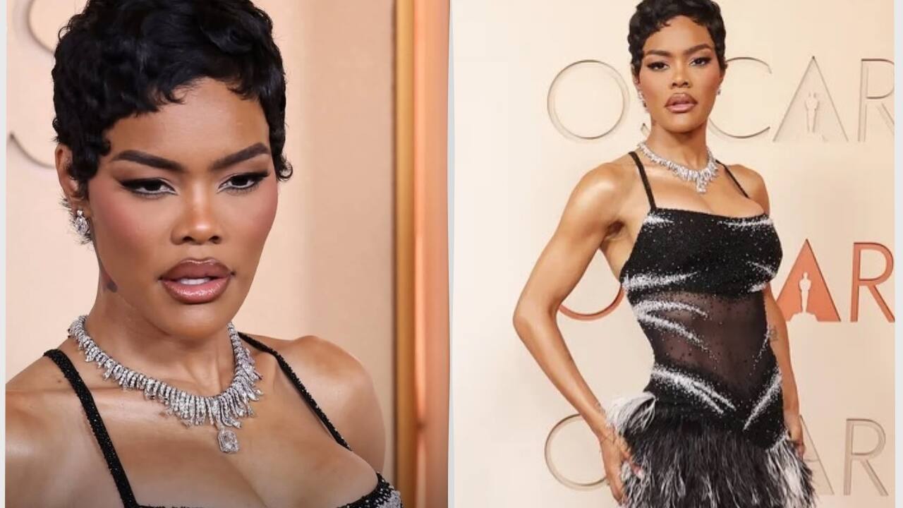 Teyana Taylor in Chanel gown