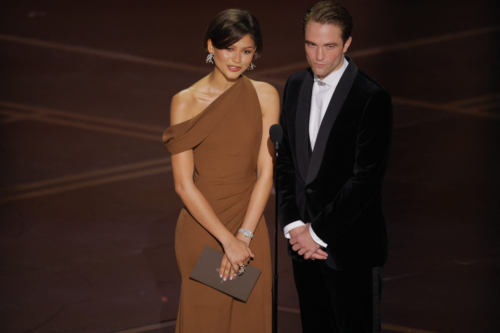 Zendaya and Robert Pattinson steal the spotlight at the Oscars ahead of The Drama