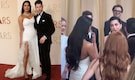 Anne Hathaway catches up with Priyanka Chopra Jonas and Nick Jonas on the Oscars 2026 red carpet, Watch video