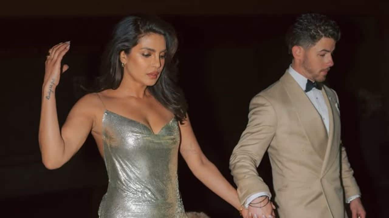 Priyanka Chopra shares unseen photoshoot pics with Nick Jonas from Oscars after-party, aces Hollywood glam in metallic gown