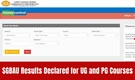 SGBAU 2026 results out for UG and PG courses; check your scorecards through the direct link here