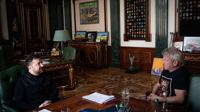 Sean Penn skipped Oscars to meet Ukraine’s President; Volodymyr Zelenskyy says, 'We know you will continue to stand with our country'