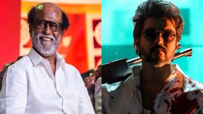 Rajinikanth and Vijay 