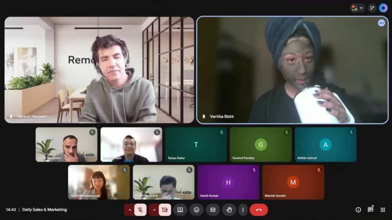 Gen Z employee attends virtual meet with face mask, towel on. Indian CEO's response is viral