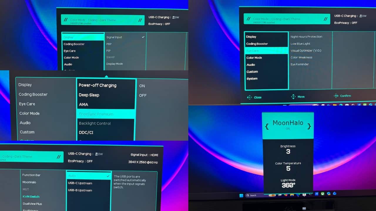 BenQ modes