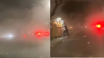 Delhi Weather turns wild with Dust Storm, Rain and Thunderstorms. (Image: X/@theEcoglobal)