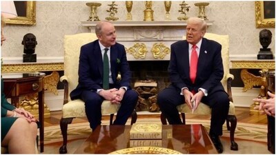 Irish PM criticises war while standing beside Trump, calls for focus on human cost