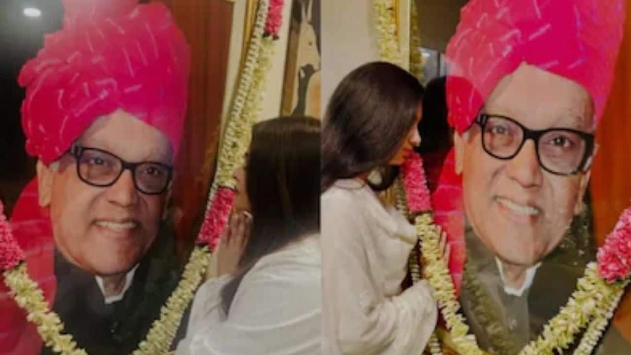 Aishwarya Rai remembers late father on death anniversary; Aaradhya pays heartfelt tribute