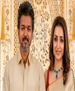 Trisha Krishnan Visits Vijay's Residence as TVK Surges in Tamil Nadu Polls — image 5