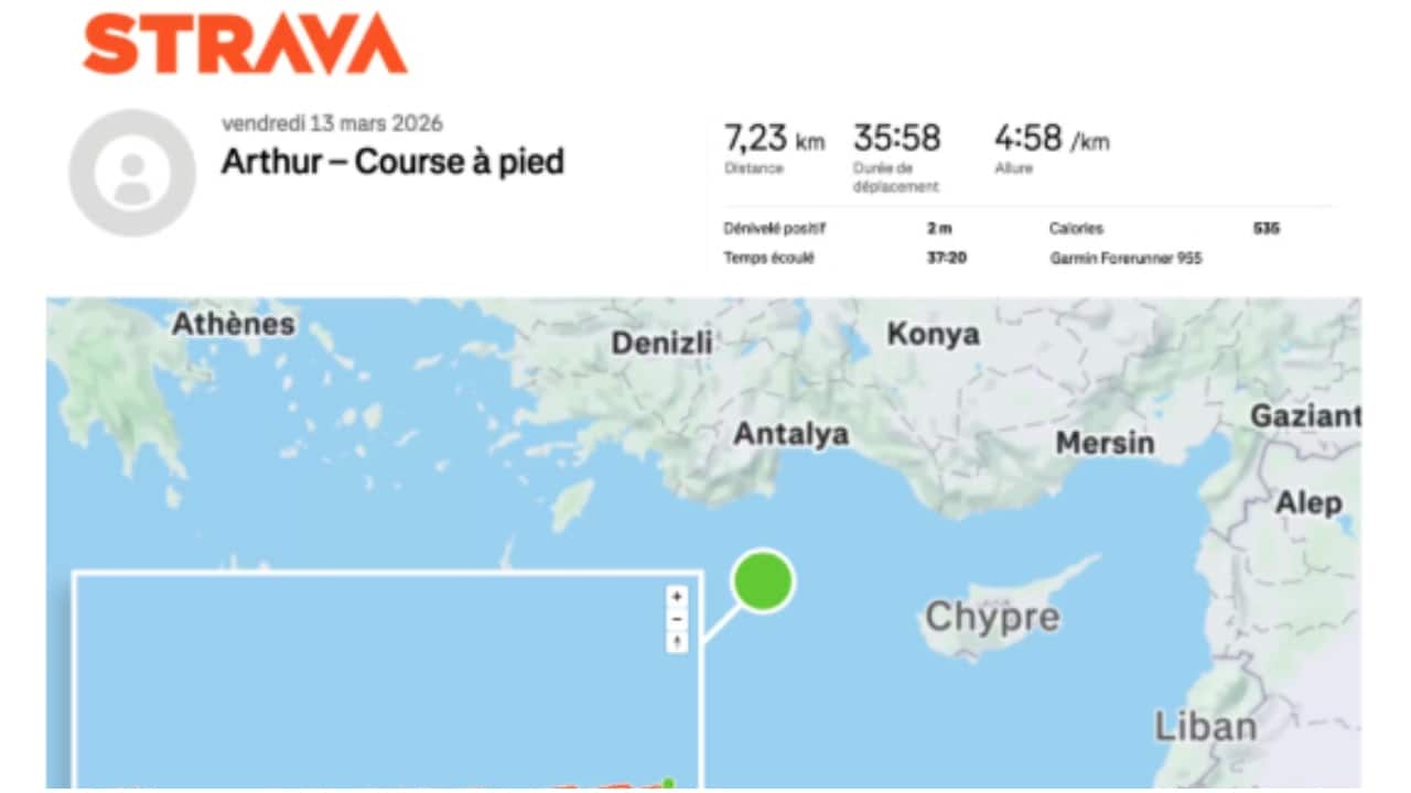 French aircraft carrier's location revealed after crew member logs run on fitness app Strava