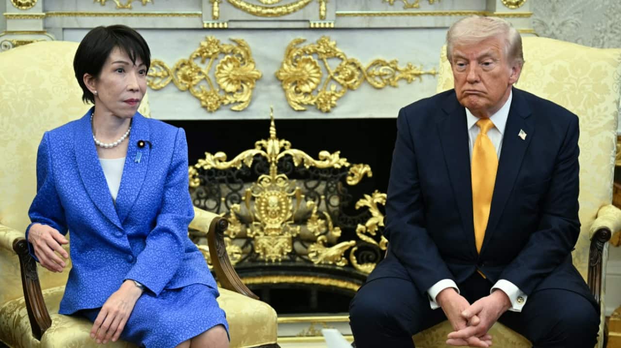 Japanese PM's reaction goes viral as Donald Trump cracks Pearl Harbor 'joke' - VIDEO