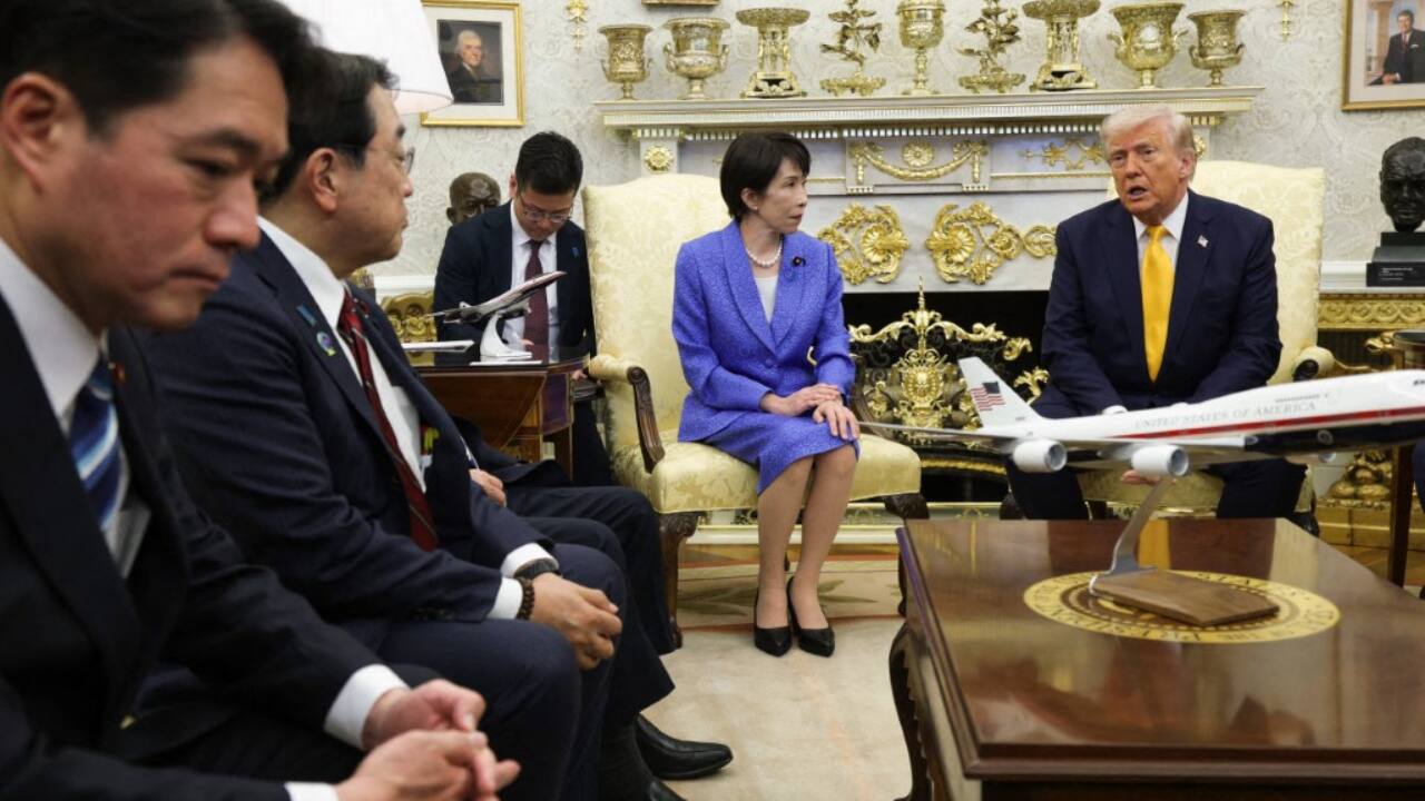 Japanese PM's reaction goes viral as Donald Trump cracks Pearl Harbor ...