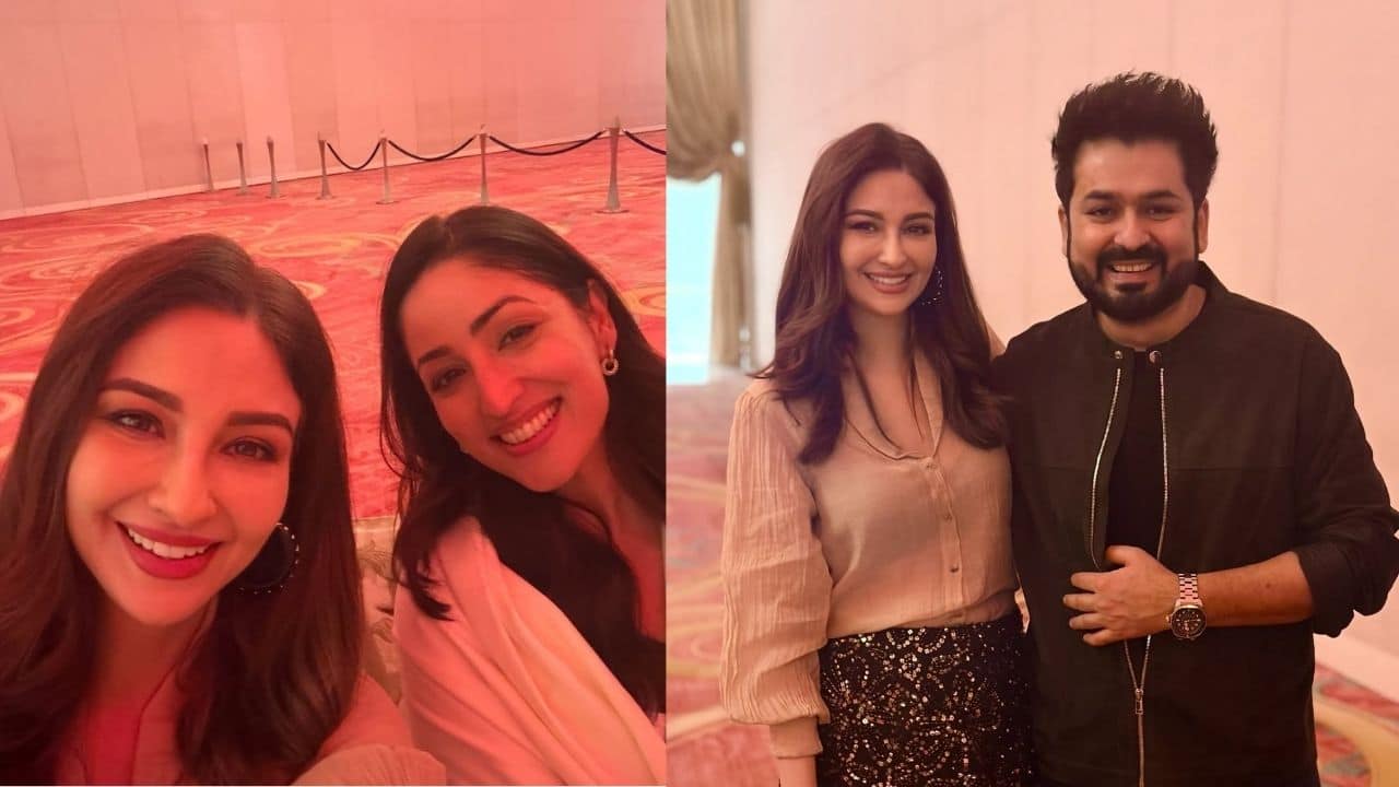 Saumya Tandon share cheerful selfies with Yami Gautam and director Aditya Dhar radiating warmth and ease.