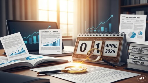 New Income Tax Act 2026: Deductions, exemptions added under new tax regime from April 1