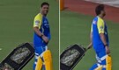 WATCH: MS Dhoni sparks concern after limping in training, fans react, 'painful to see you like this'