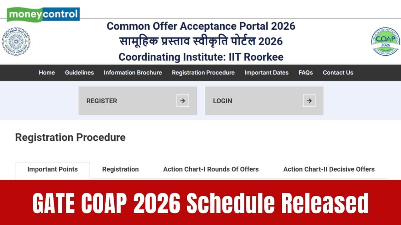 GATE COAP 2026 schedule out: Round 1 begins on May 11, check full counselling dates; direct link here