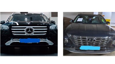 Luxury cars seized during the raids (Courtesy: Enforcement Directorate)