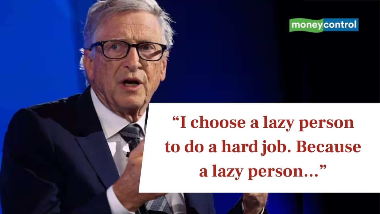 Quote of the day by Bill Gates, “I choose a lazy person to do a hard job. Because a lazy person...”