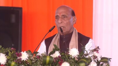 Union defence minister Rajnath Singh