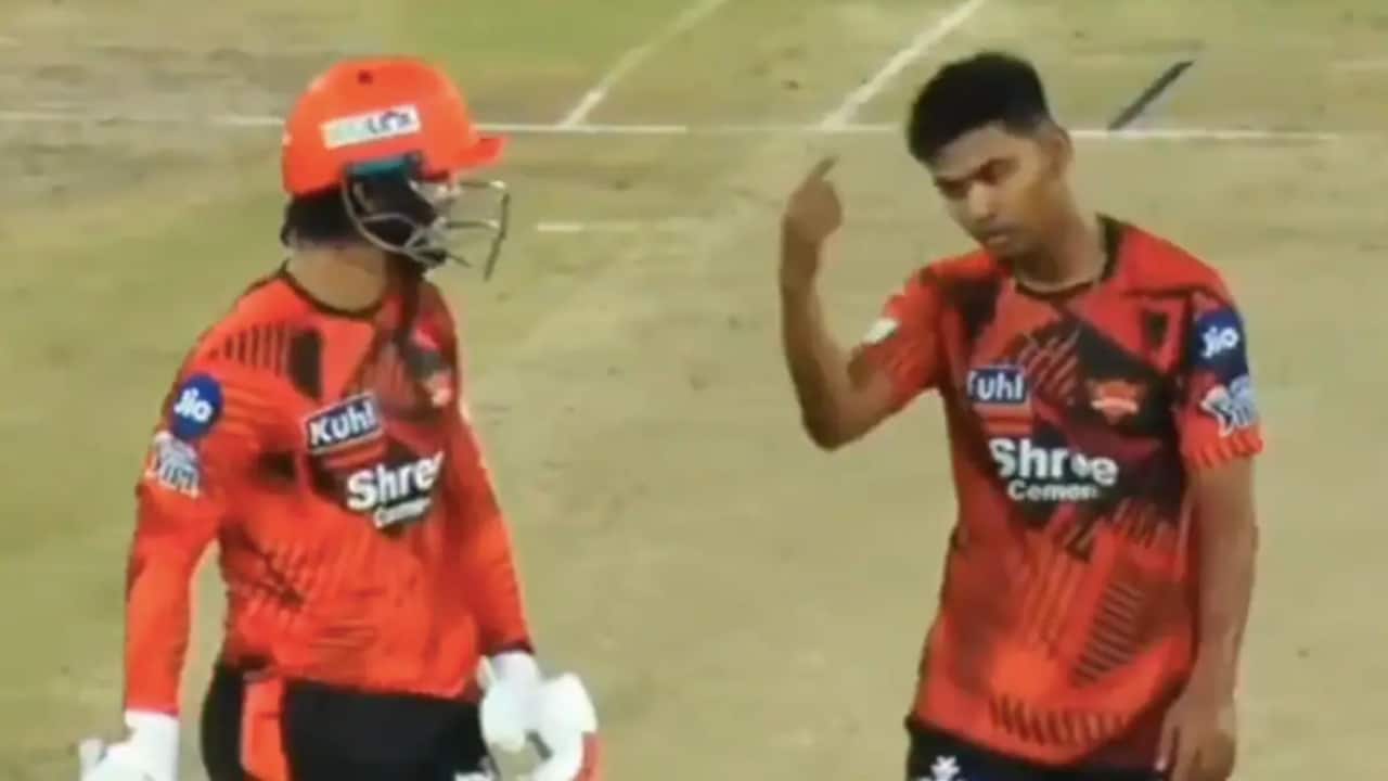 WATCH: Ishan Kishan gets fiery send-off as things heat up in SRH intra-squad clash