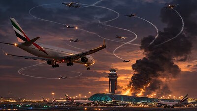 Two civilian aircraft struck at Dubai airport as Iran war threatens civil aviation: Report