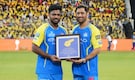 MS Dhoni honours World Cup winners Sanju Samson, Shivam Dube at CSK event ahead of IPL 2026
