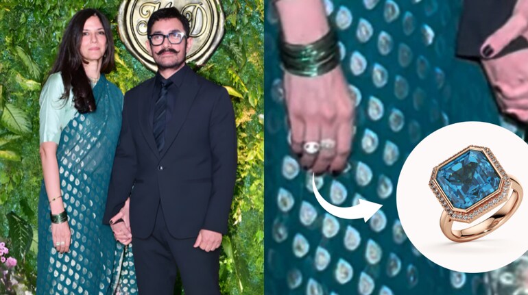 Aamir Khan gifts girlfriend Gauri Spratt rare aquamarine ring designed ...