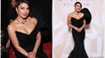 Priyanka Chopra makes a statement in strapless, body-hugging black gown at Bvlgari event