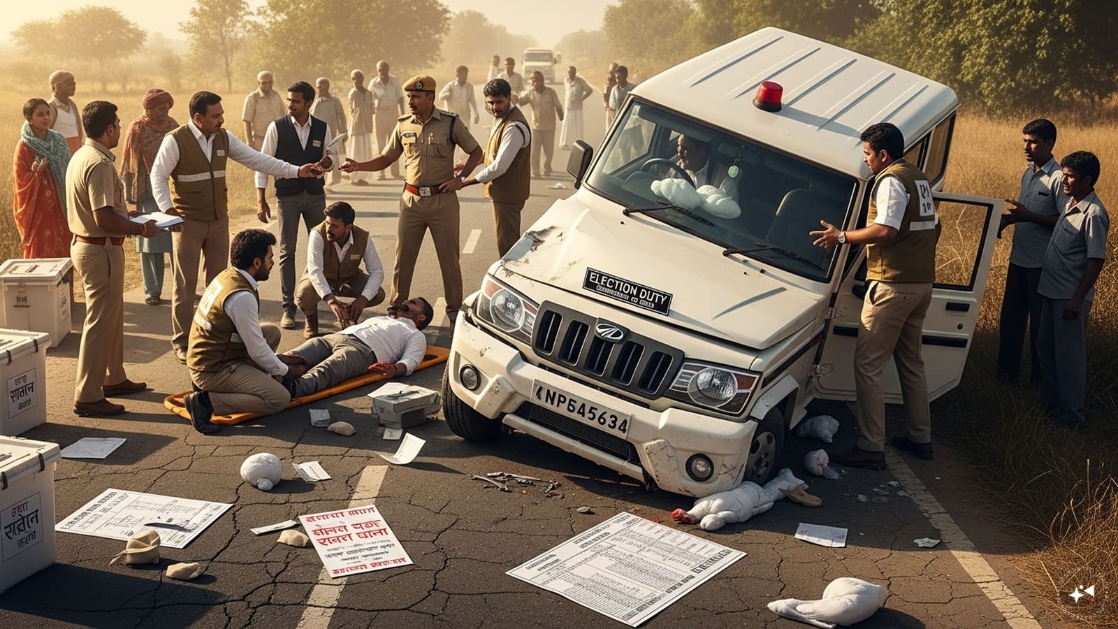 Accident during election duty: Who bears liability for requisitioned vehicles?