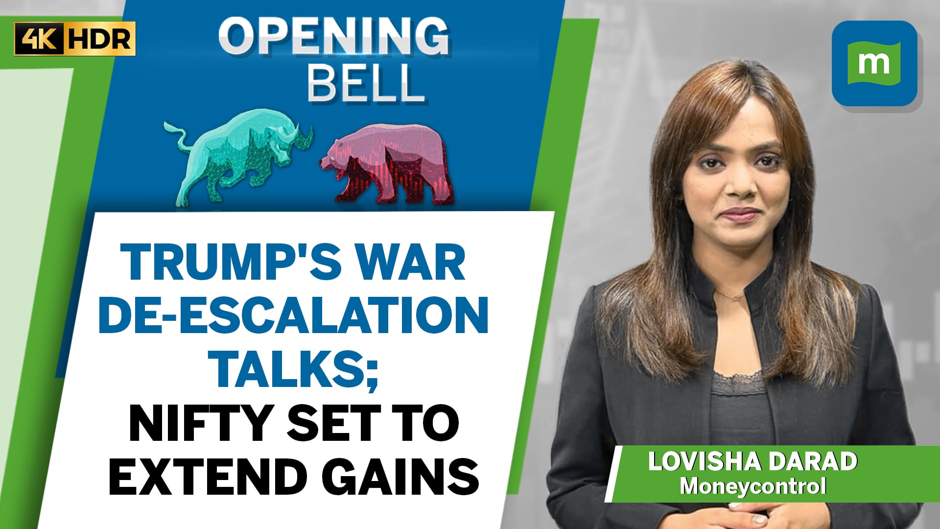 Relief rally to continue amid Trump's peace talks; Oil below $100/bbl | Opening Bell