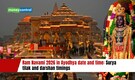 Ram Navami 2026 in Ayodhya date and time: Surya tilak and darshan timings