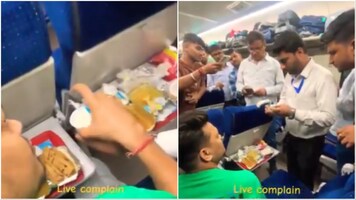 Maggots found in 'expired' Vande Bharat food. Passengers share video of half-eaten meal