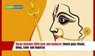 Durga Ashtami 2026 date and muhurat: Check puja rituals, bhog, color and mantras