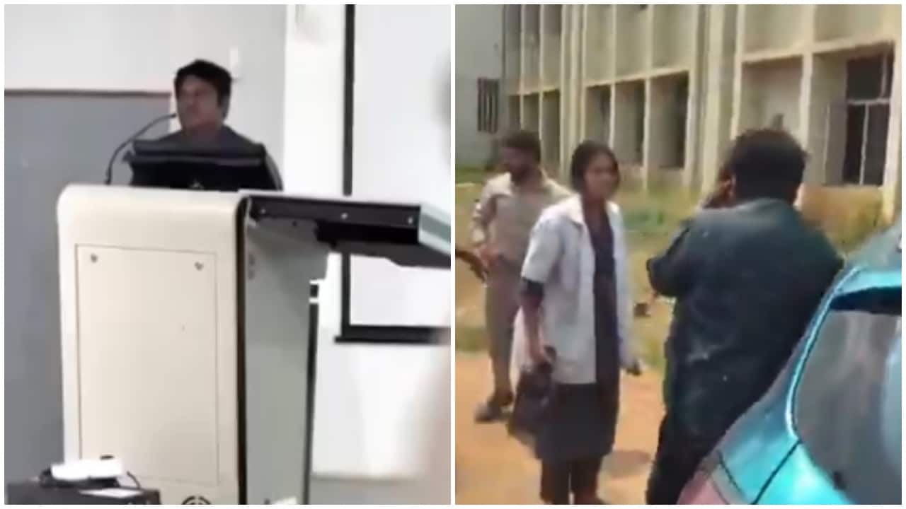 Video: Bengaluru professor proposes to student in classroom, distributes chocolates. Gets thrashed later