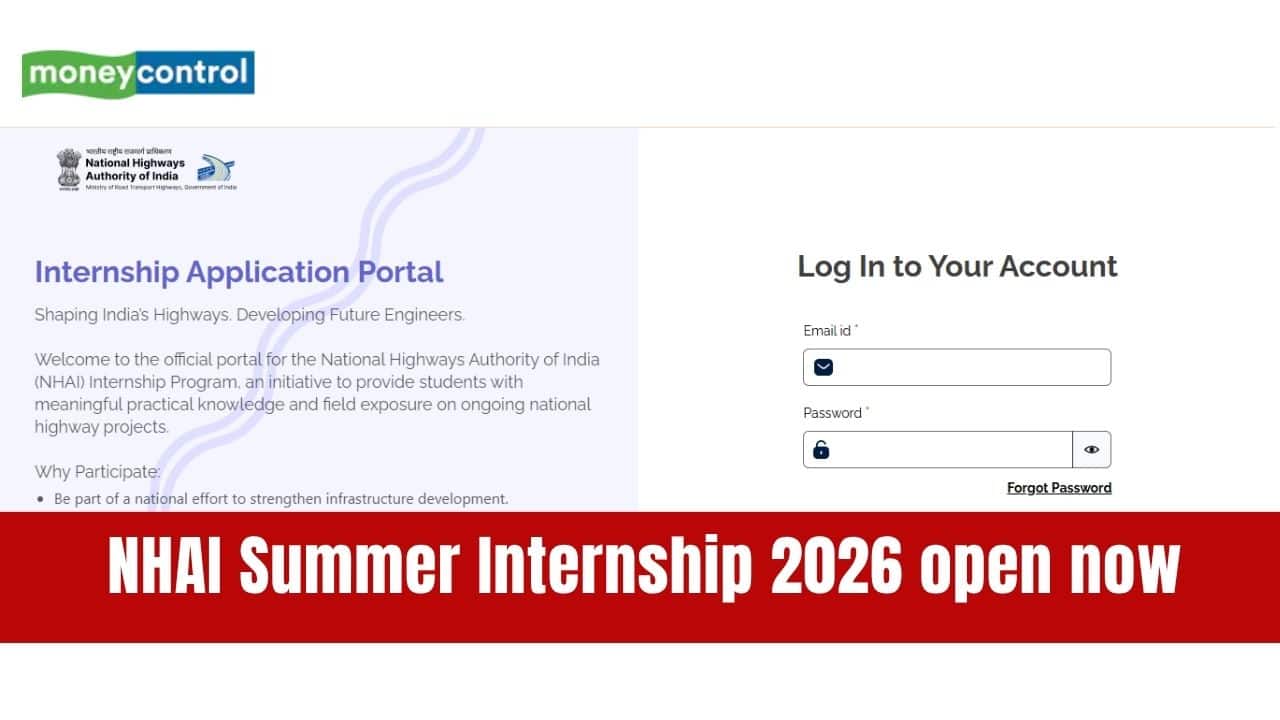 NHAI Summer Internship 2026 registrations open: Check eligibility, stipend details, direct apply link here