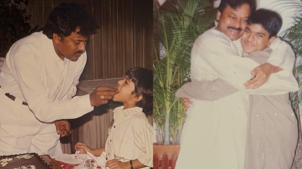 Chiranjeevi shares Ram Charan’s childhood pics on his son's birthday; Upasana calls daughter Anveera his ‘carbon copy’