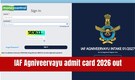 IAF Agniveervayu 01/2027 admit card out; download hall ticket now, direct link here