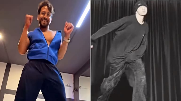 Tiger Shroff performs Jungkook’s viral dance challenge; Watch